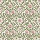 Tulip Garden Wallpaper in Sweet Pink and Olive on Cream