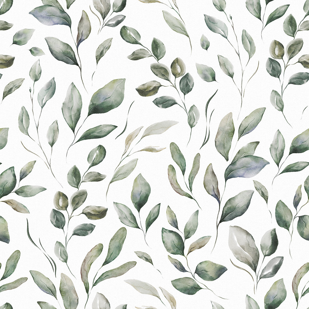 Fallen Foliage Wallpaper in Rustic Greens