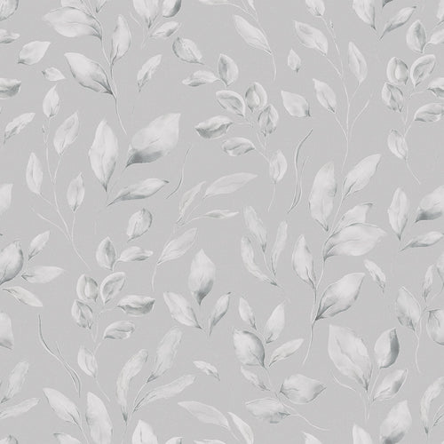 Fallen Foliage Wallpaper in Moon Grey
