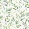 Fallen Foliage Wallpaper in Spring Greens – Lucie Annabel