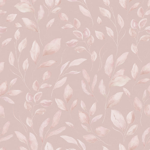Fallen Foliage Wallpaper in French Pink