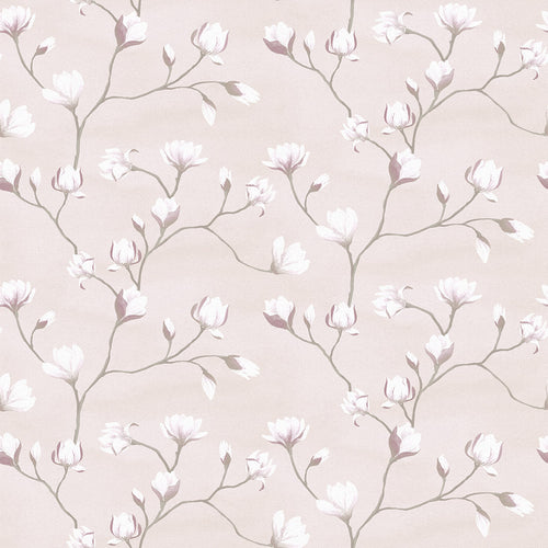 Sample of Sweet Magnolia Wallpaper in Barely Blush