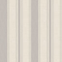 Heritage Stripe Wallpaper in Vintage Grey and Vintage Cream