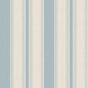 Heritage Stripe Wallpaper in Mineral and Vintage Cream