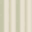 Heritage Stripe Wallpaper in Sage and Vintage Cream