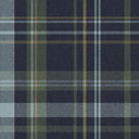Heritage Tartan Wallpaper in Egyptian Blue and Mineral