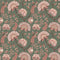 Ophelia Wallpaper in Moss and Blush Pink