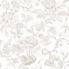 Serenity Wallpaper in Soft Truffle and Vintage Cream