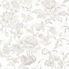 **Sample** Serenity Wallpaper in Soft Truffle and Vintage Cream (50cm x 50cm)