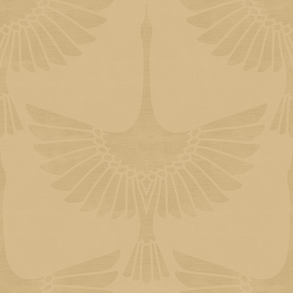 The Orient Wallpaper in Ochre
