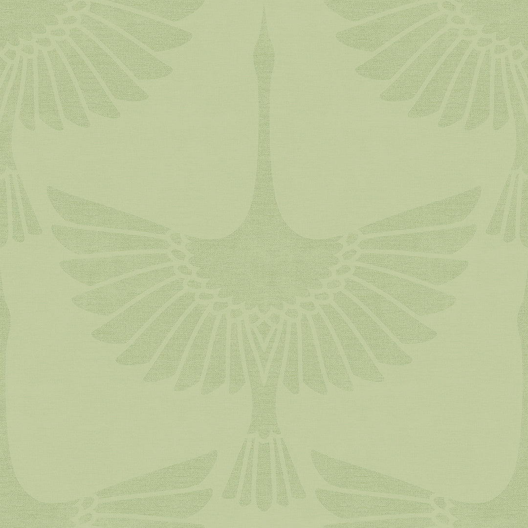 Sample of The Orient Wallpaper in Olive