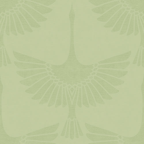 Sample of The Orient Wallpaper in Olive