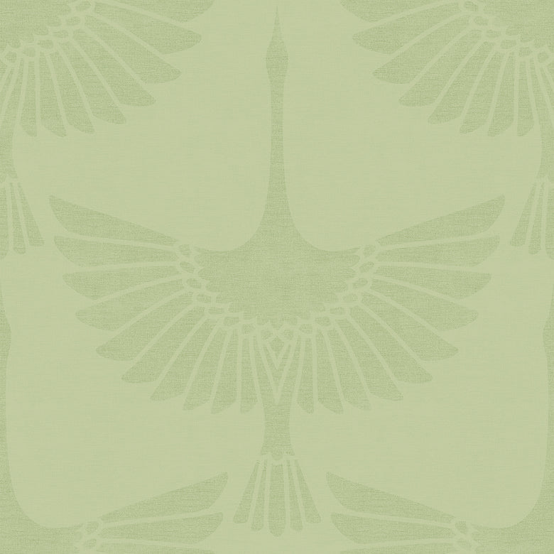 The Orient Wallpaper in Olive