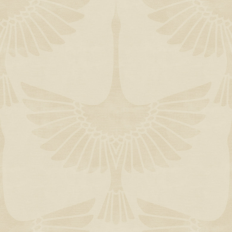 Sample of The Orient Wallpaper in Vintage Cream
