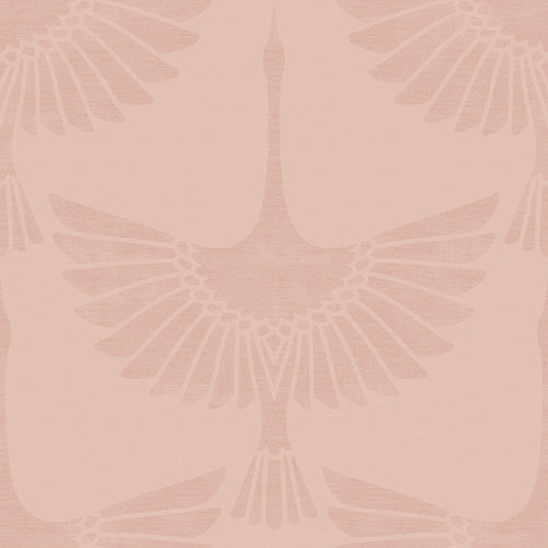 The Orient Wallpaper in Dusty Pink
