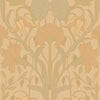 **Sample** Parisienne Wallpaper in Vintage Hues on Ochre