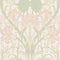 Parisienne Wallpaper in Pastel Hues on Pearl White