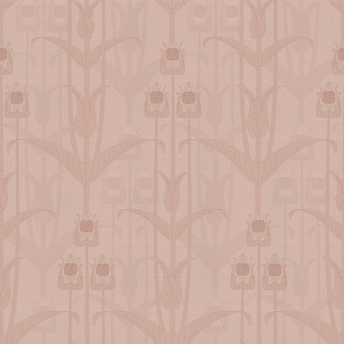 Mackintosh Wallpaper in Dusty Pink