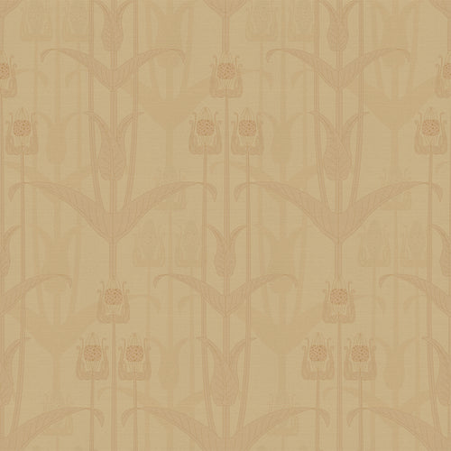 Mackintosh Wallpaper in Ochre
