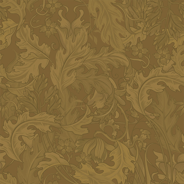 Jardin Wallpaper in Shades of Gold