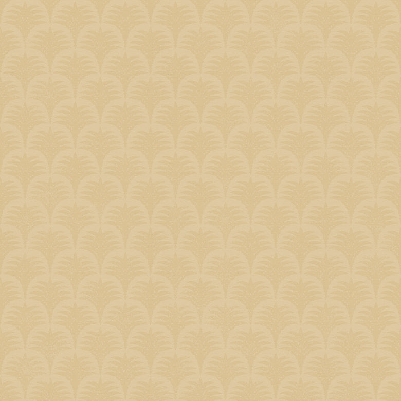 Sample of Nouveau Palm Wallpaper in Ochre