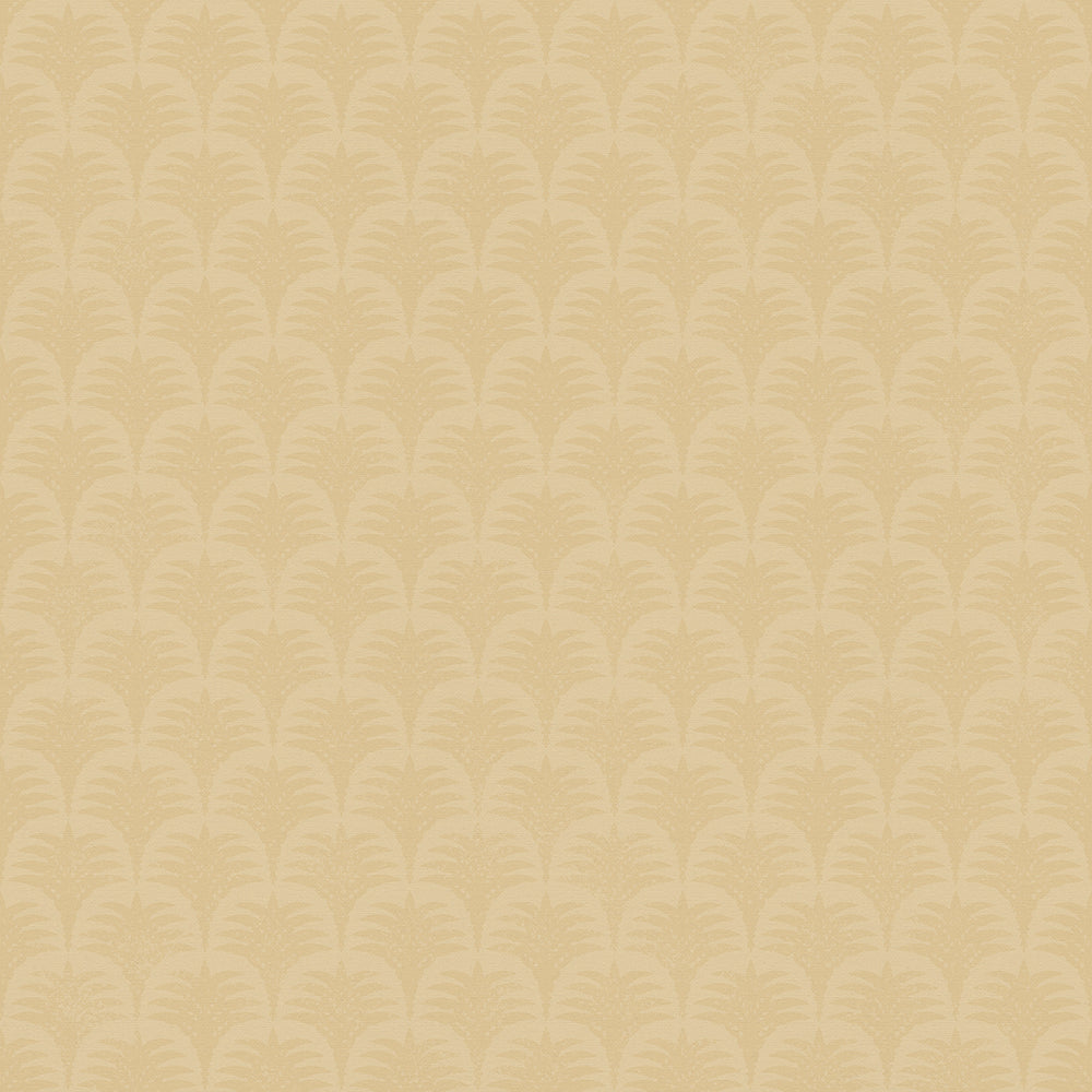 Nouveau Palm Wallpaper in Ochre