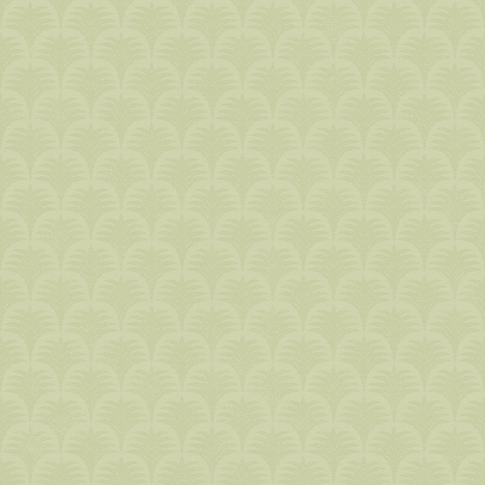 Nouveau Palm Wallpaper in Olive