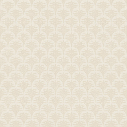 Sample of Nouveau Palm Wallpaper in Vintage Cream