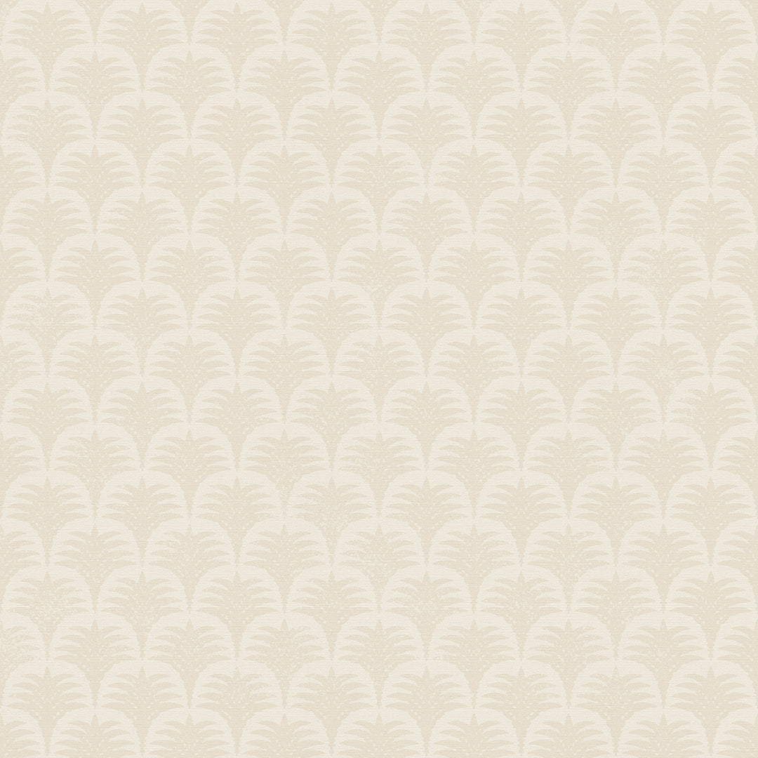 Nouveau Palm Wallpaper in Vintage Cream