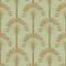 Palmette Wallpaper in Olive and Gold