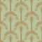 Palmette Wallpaper in Olive and Gold