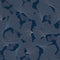 **Sample** Silver Apricot Wallpaper in Classic Navy and Mineral