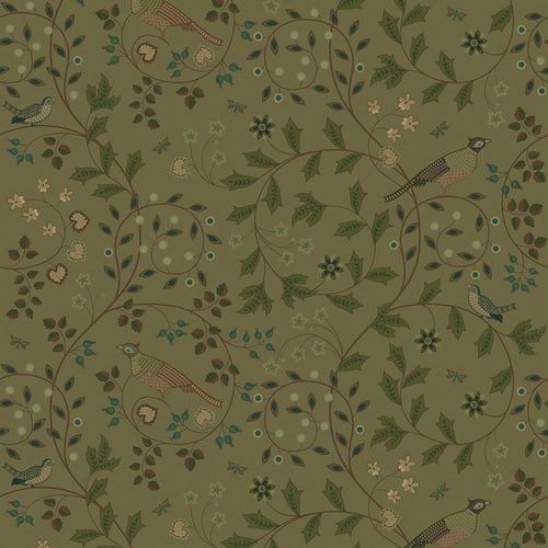 Sample of The Grand Estate Wallpaper in Rural Tones on Gentleman Green
