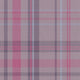 Royal Tartan Wallpaper in Heather, Rich Plum and Sky Blue