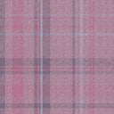 Royal Herringbone Tartan Wallpaper in Heather, Rich Plum and Sky Blue