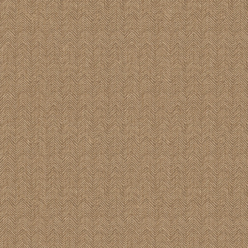 Royal Herringbone Wallpaper in Hazelnut