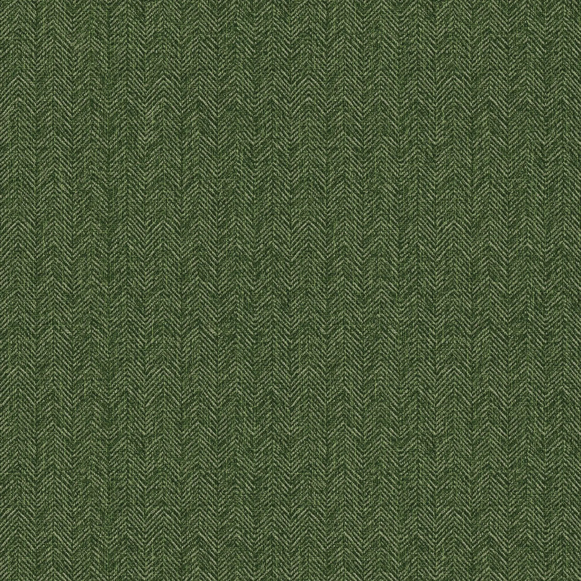 Royal Herringbone Wallpaper in Green
