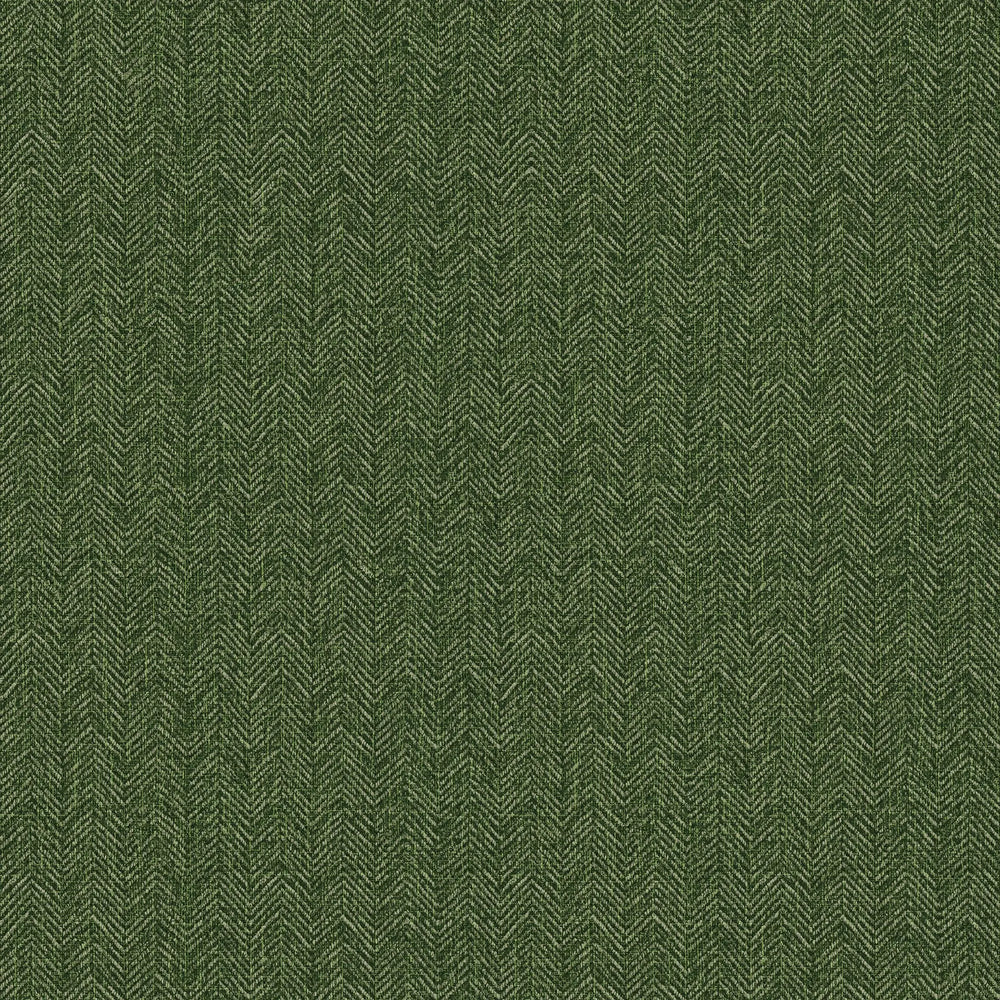 Royal Herringbone Wallpaper in Green