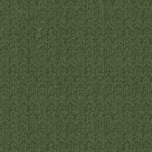 Royal Herringbone Wallpaper in Green