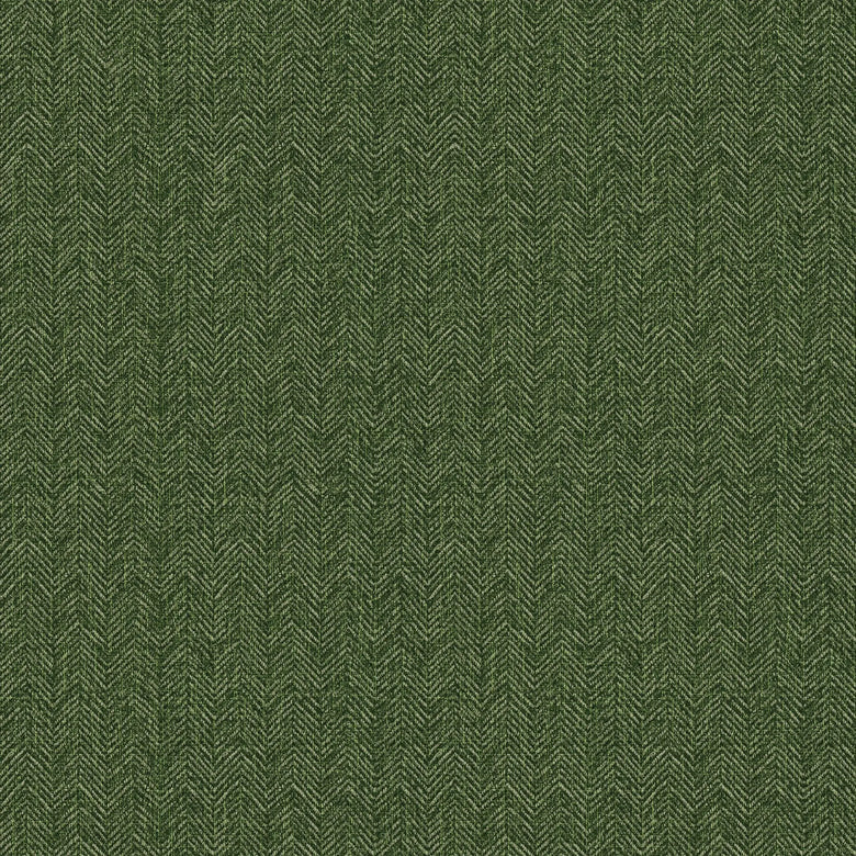 Royal Herringbone Wallpaper in Green