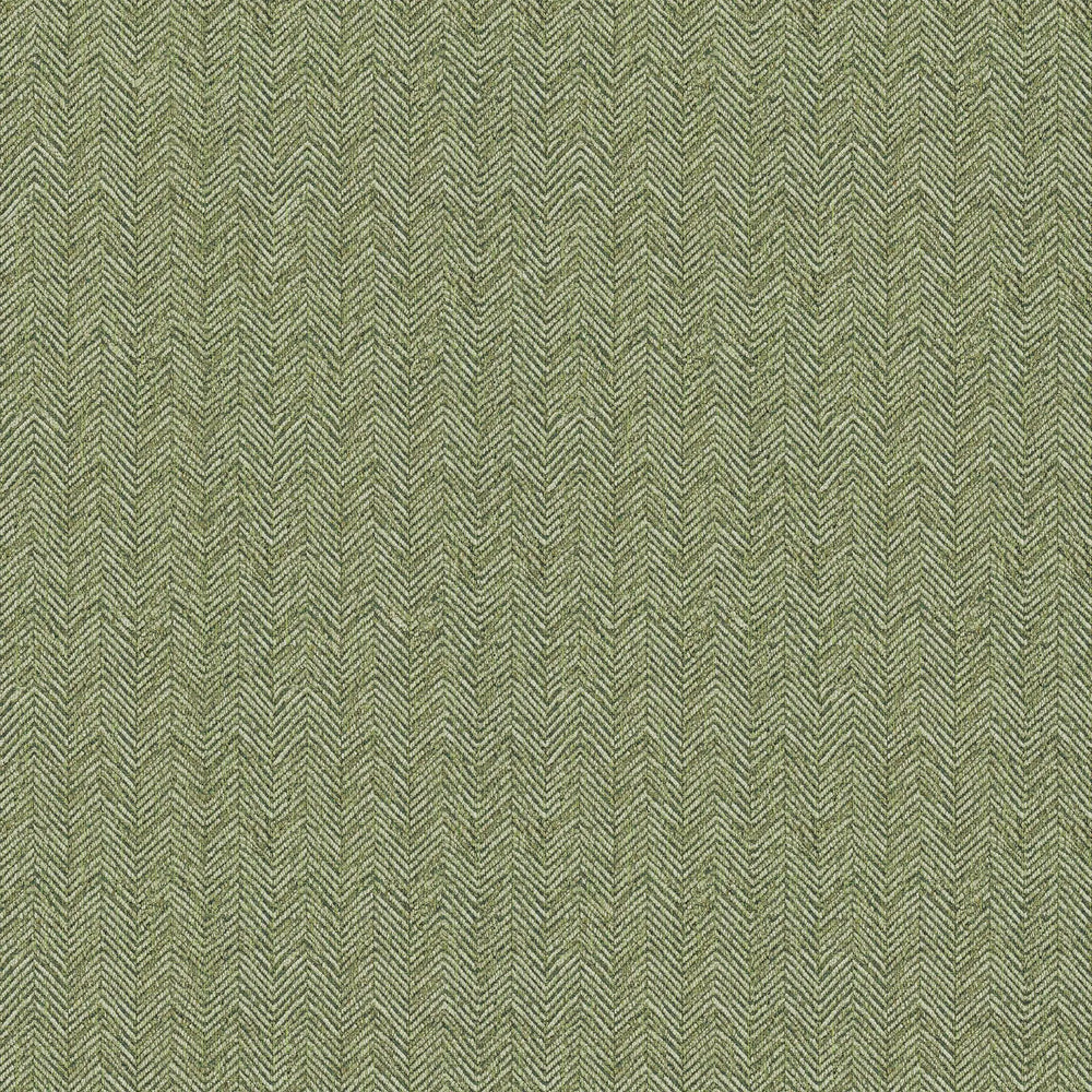 Royal Herringbone Wallpaper in Lime