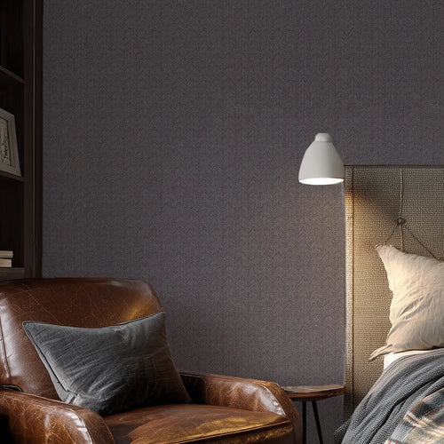 Royal Herringbone Wallpaper in Navy