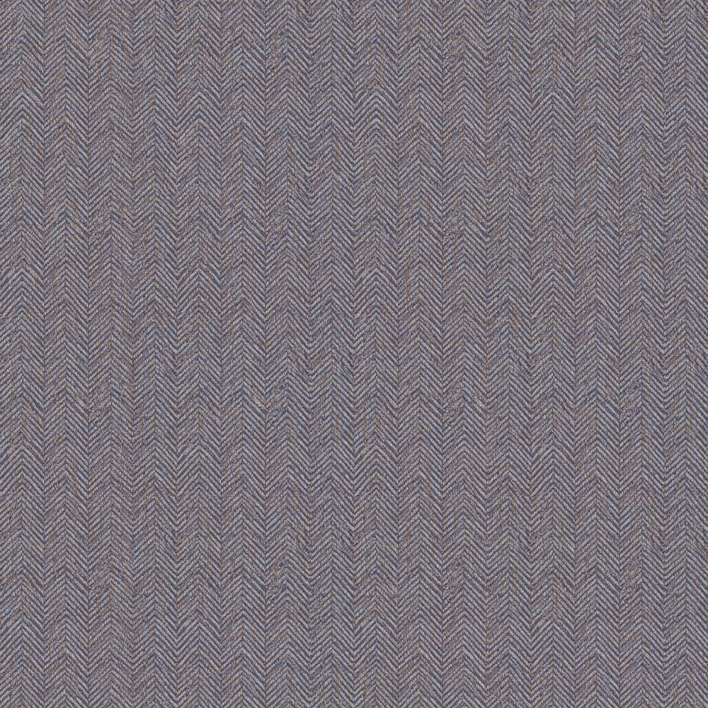 Royal Herringbone Wallpaper in Navy