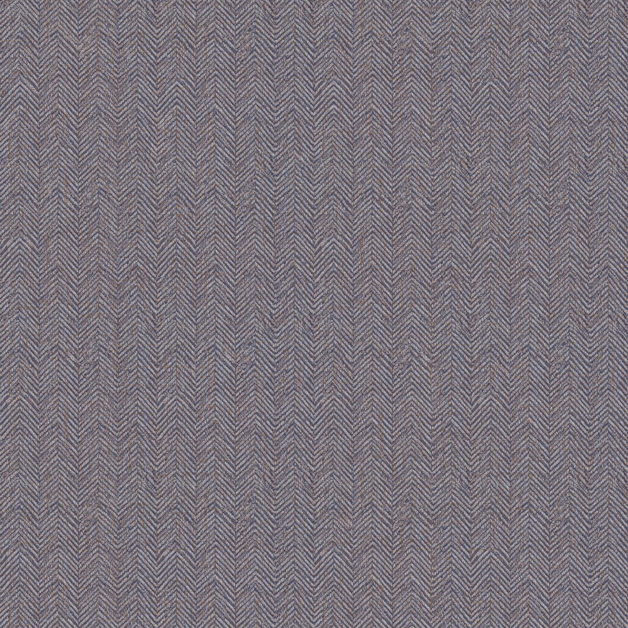Royal Herringbone Wallpaper in Navy