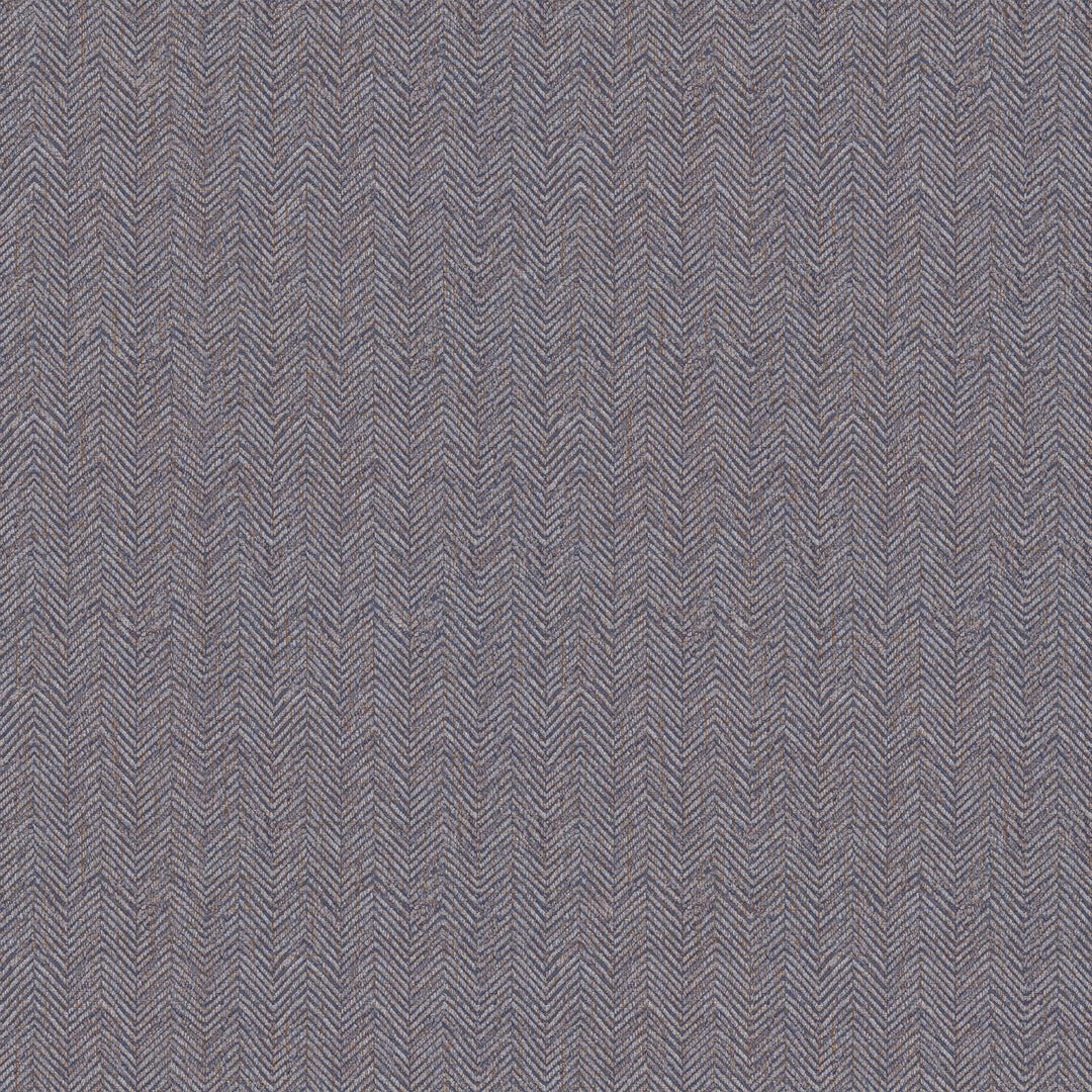 Sample of Royal Herringbone Wallpaper in Navy