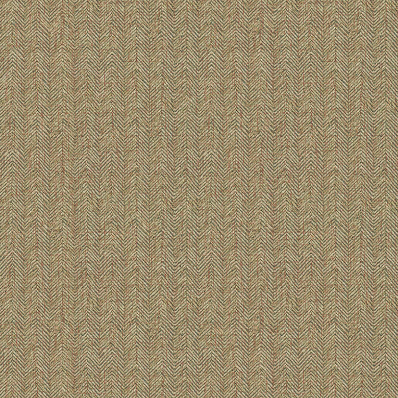 Sample of Royal Herringbone Wallpaper in Light Bracken Green