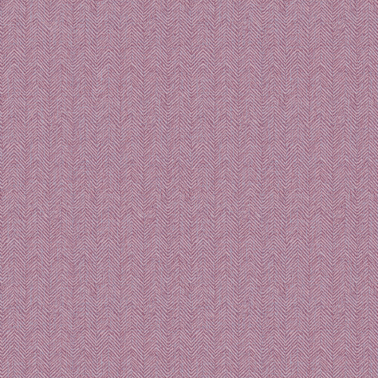 Royal Herringbone Wallpaper in Plum