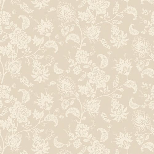Balmoral Baroque Wallpaper Warm Cream on Latte