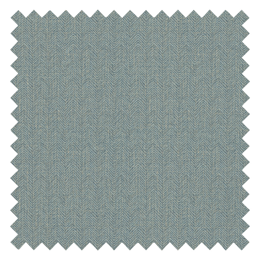 Royal Herringbone Fabric in Blue