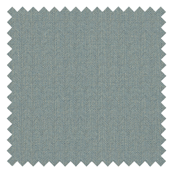 Royal Herringbone Fabric in Blue